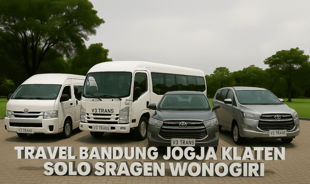 Travel Bandung Jogja Klaten Solo Seragen Wonogiri