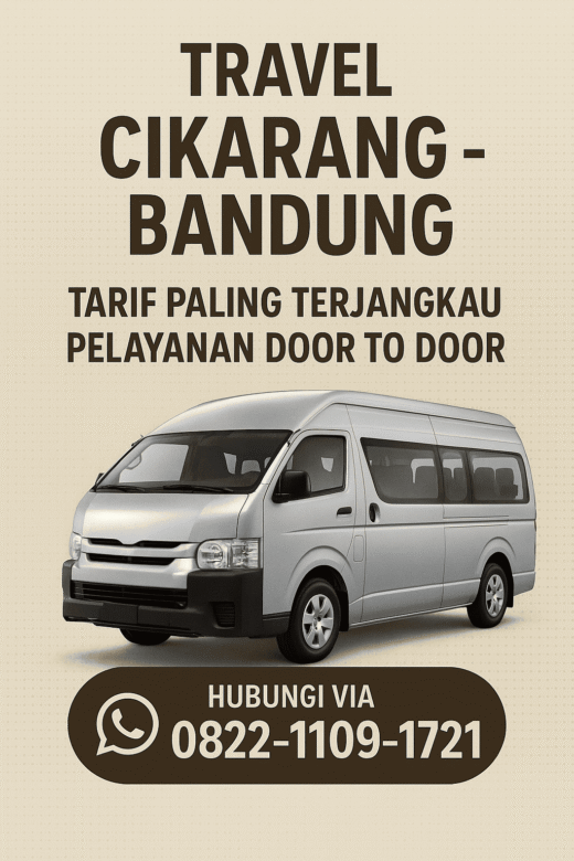 Travel Cikarang Ke Bandung 24 Jam