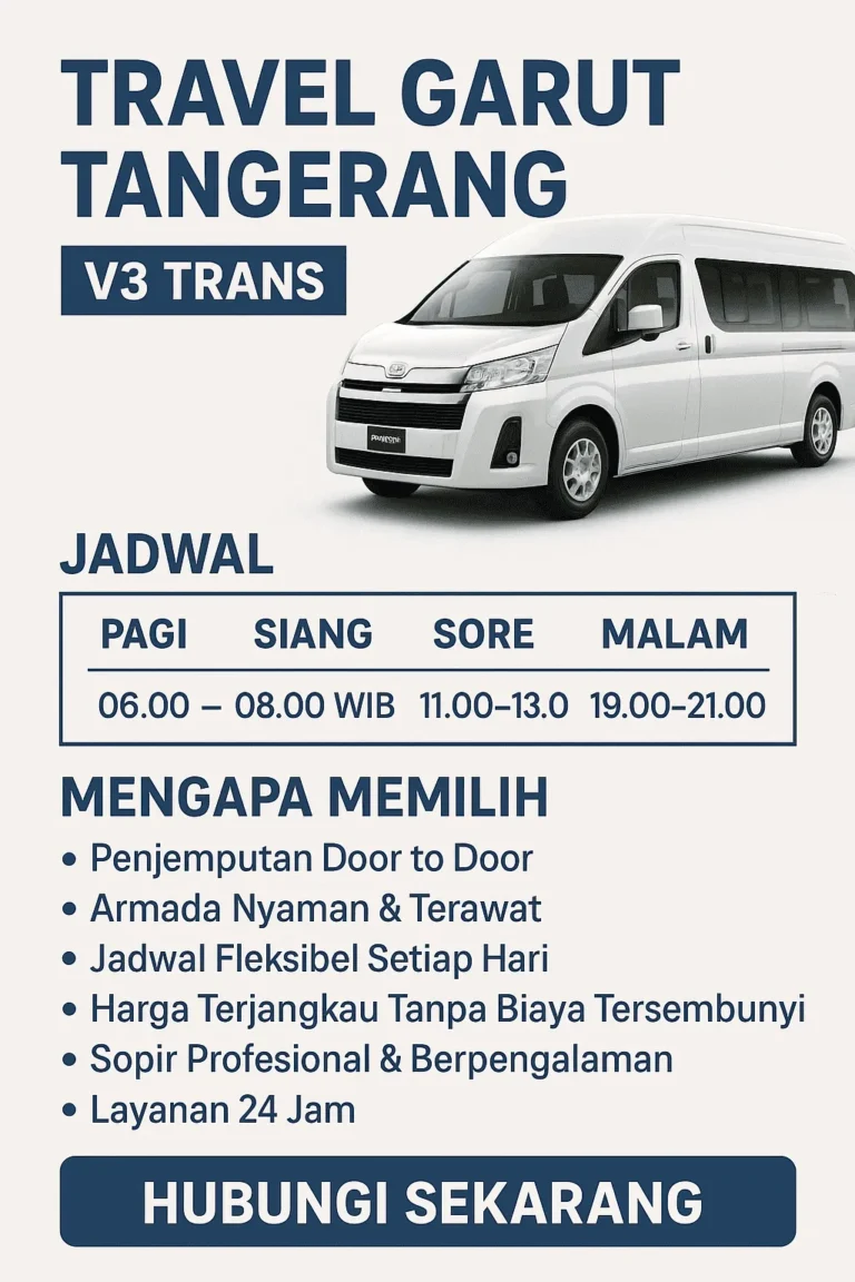 travel garut tangerang