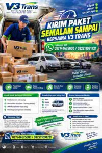 kirim paket semalam sampai