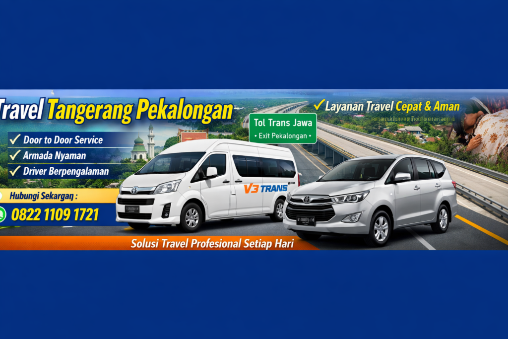 Travel Tangerang Pekalongan – Layanan Door to Door Nyaman & Terpercaya V3 Trans