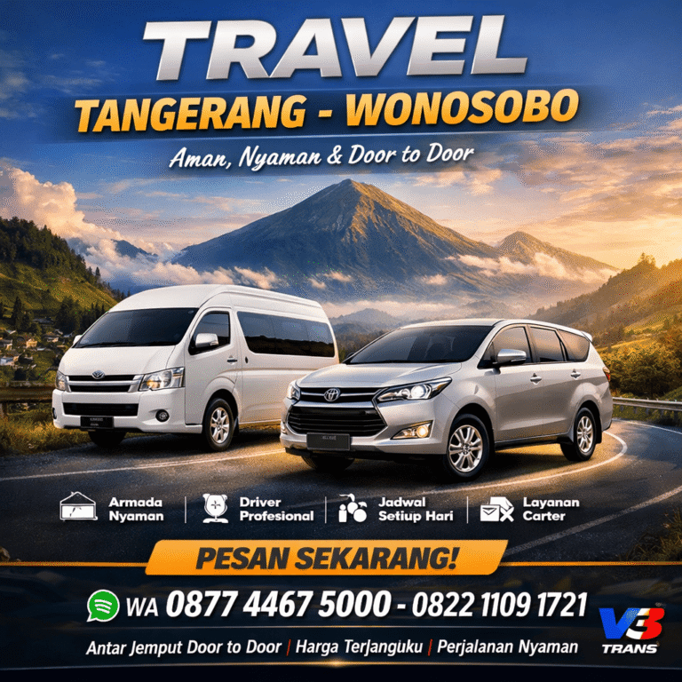 travel tangerang wonosobo