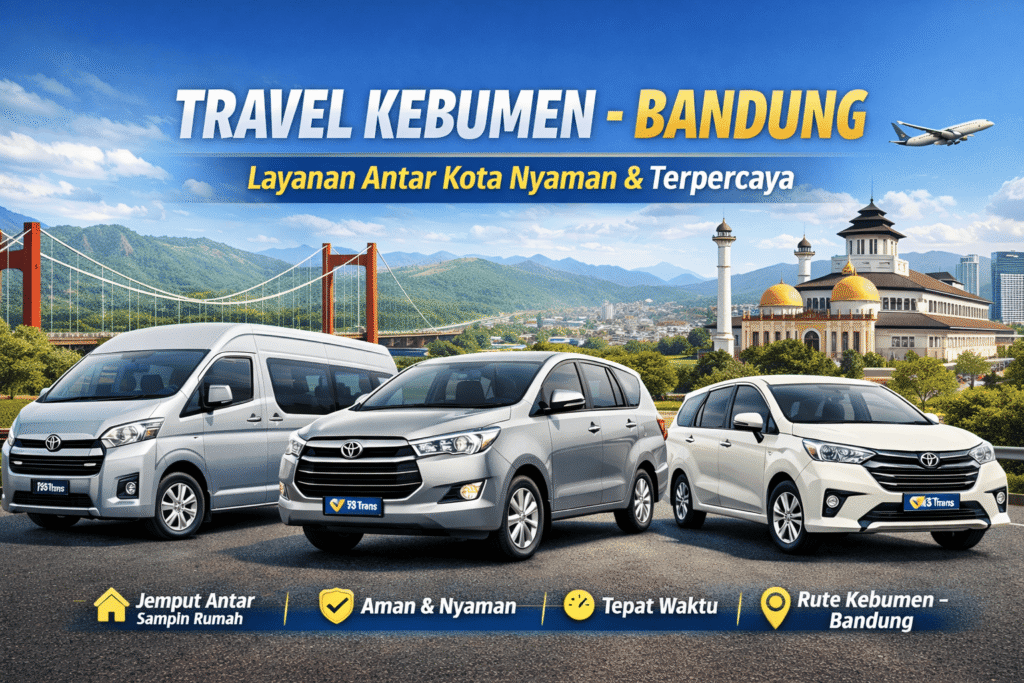 travel kebumen bandung