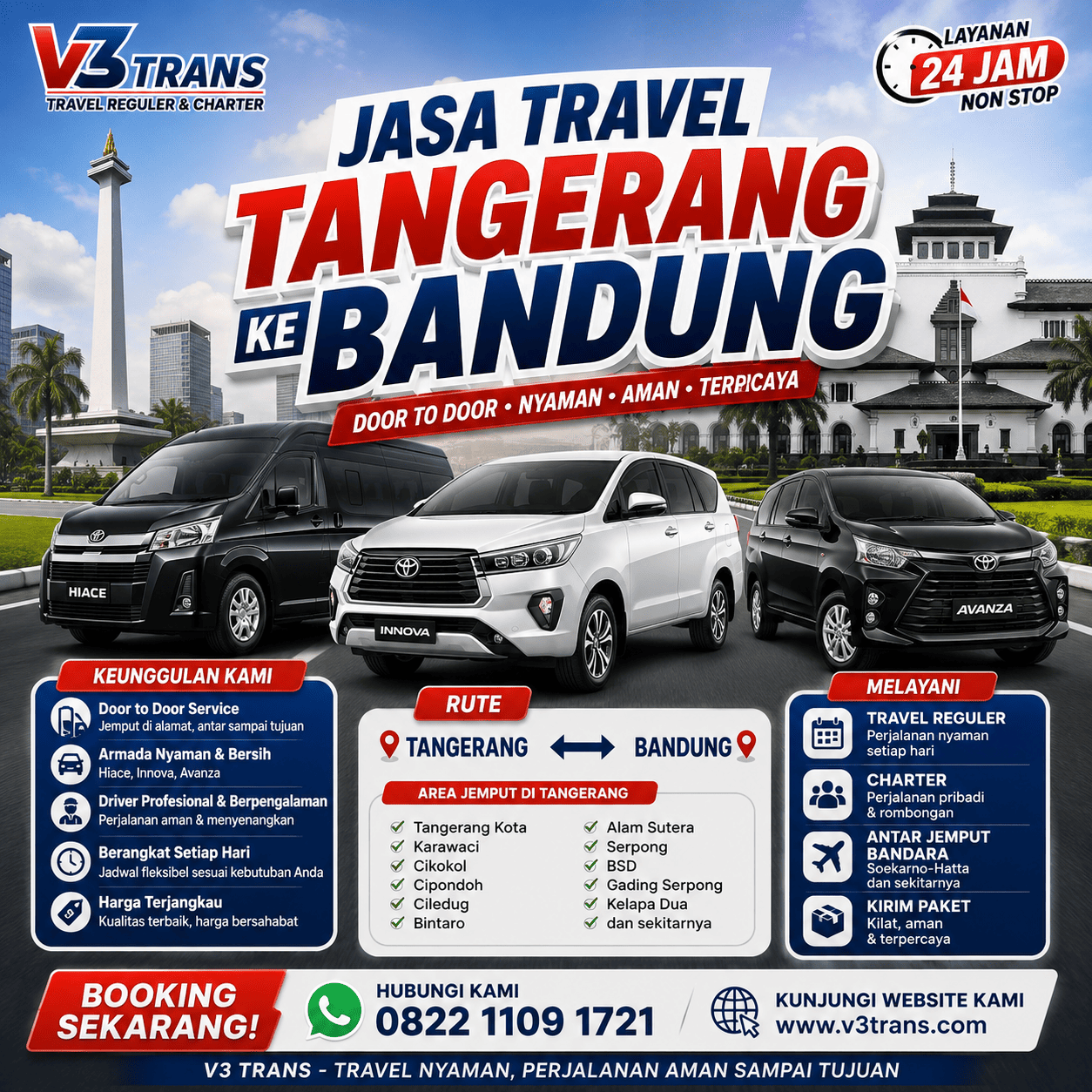 Jasa Travel Tangerang Ke Bandung